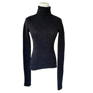 Bcbgmaxazria y2k charcoal turtleneck sweater